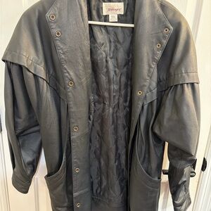 Stylish black Women's leather Jacket